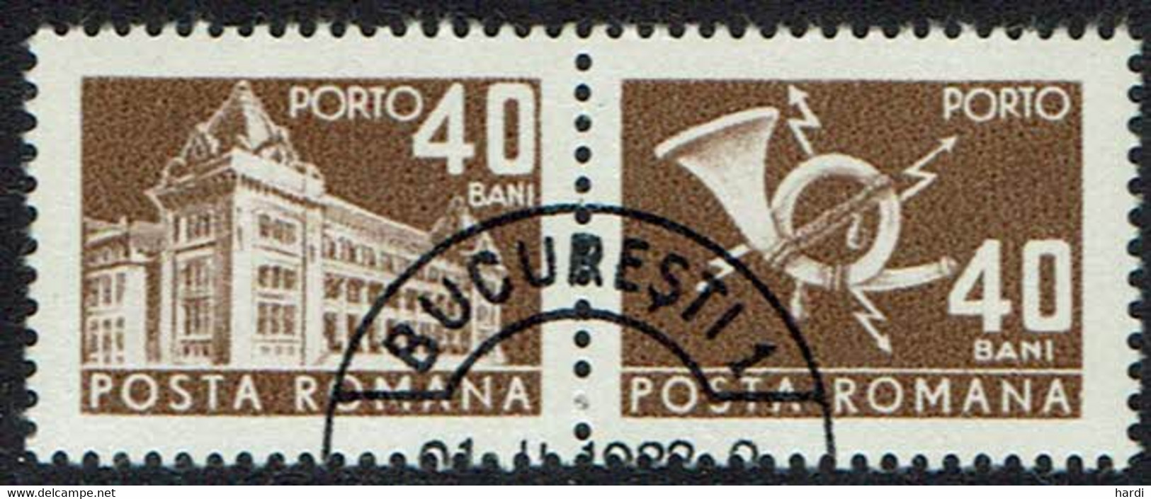 Rumänien Portomarken 1967, Mi.Nr 111, Gestempelt - Strafport