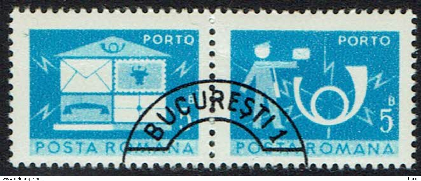 Rumänien Portomarken 1974, Mi.Nr 119, Gestempelt - Postage Due