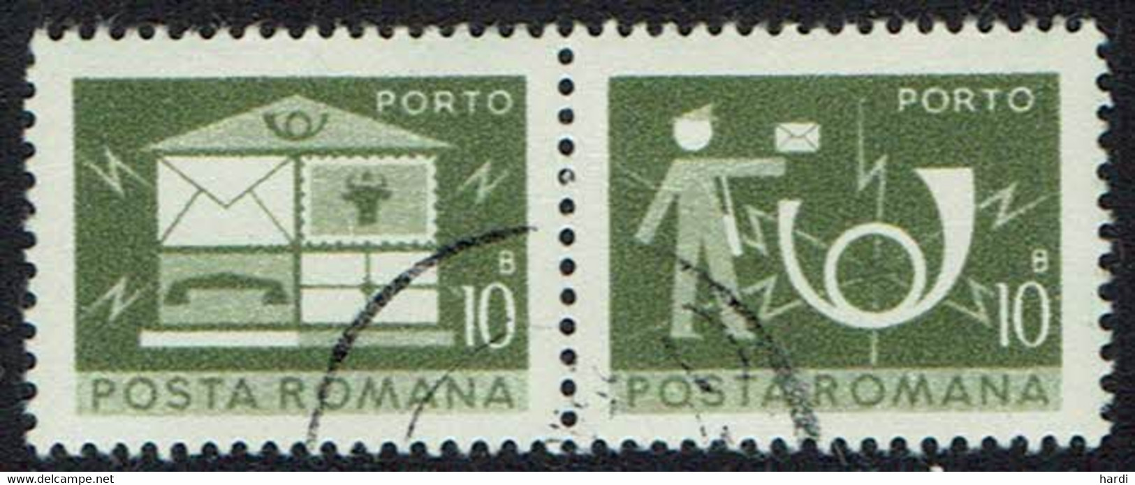 Rumänien Portomarken 1974, Mi.Nr 120, Gestempelt - Portomarken
