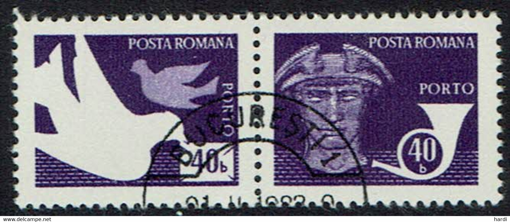 Rumänien Portomarken 1974, Mi.Nr 122, Gestempelt - Portomarken