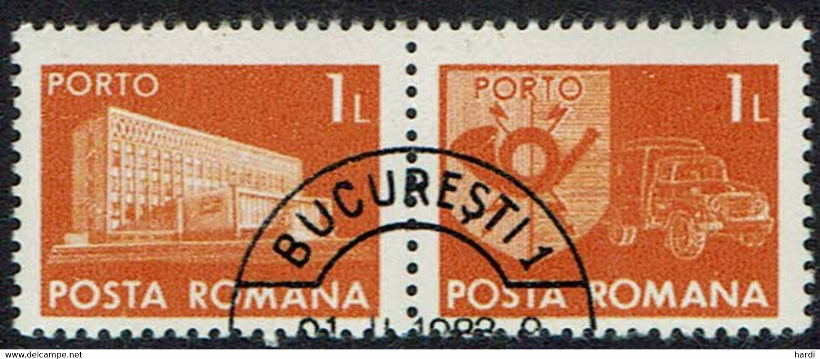 Rumänien Portomarken 1974, Mi.Nr 124, Gestempelt - Postage Due