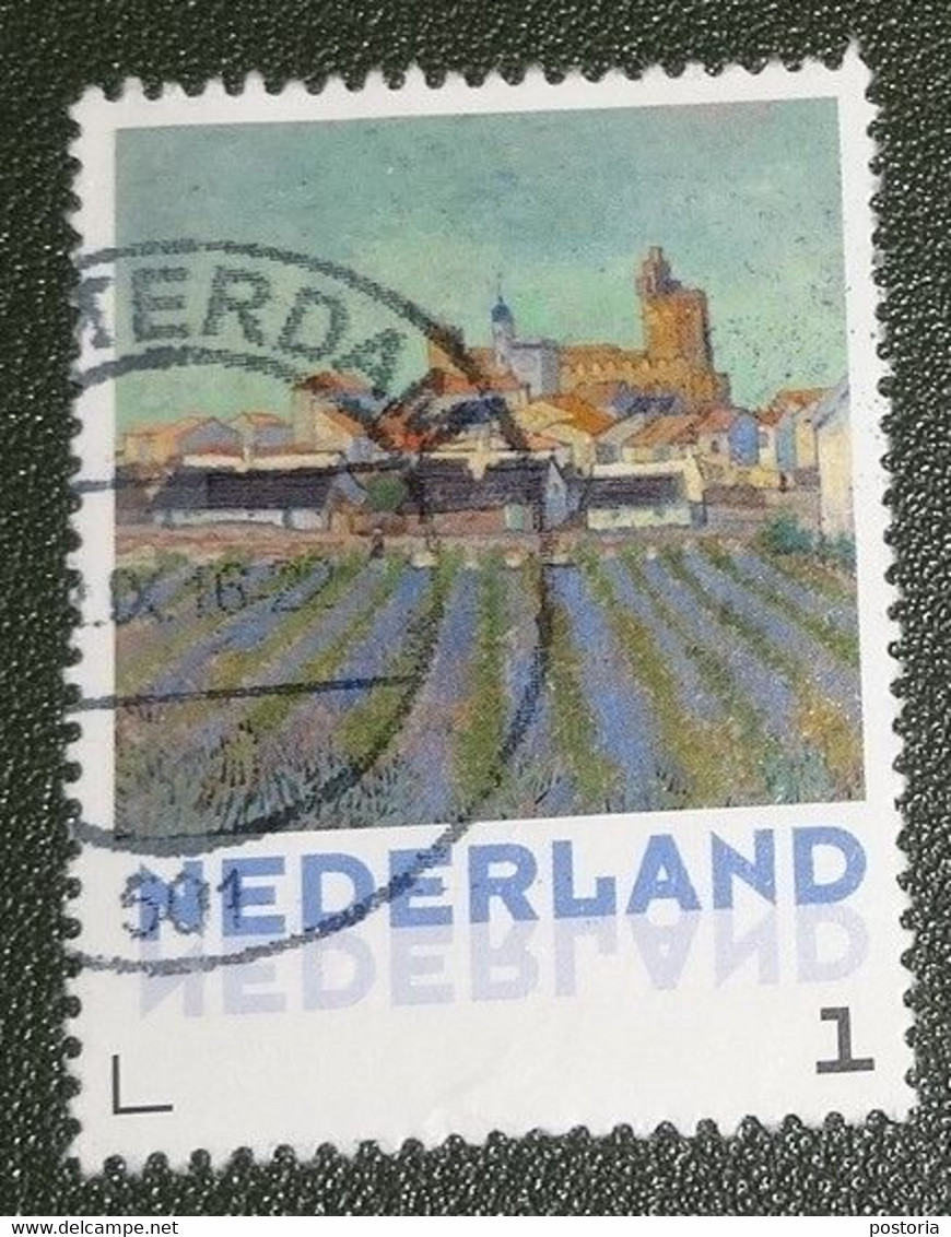 Nederland - NVPH - Xxxx - 2015 - Persoonlijke Gebruikt - Vincent Van Gogh - Stad En Dorp - Nr 06 - Personnalized Stamps