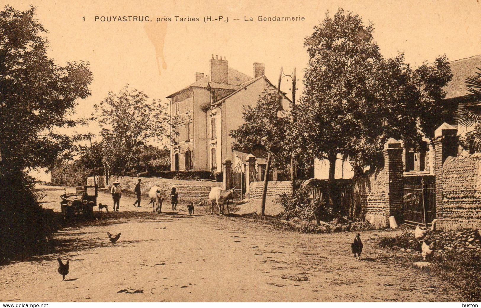 POUYASTRUC Près TARBES - La Gendarmerie, Animée - Pouyastruc