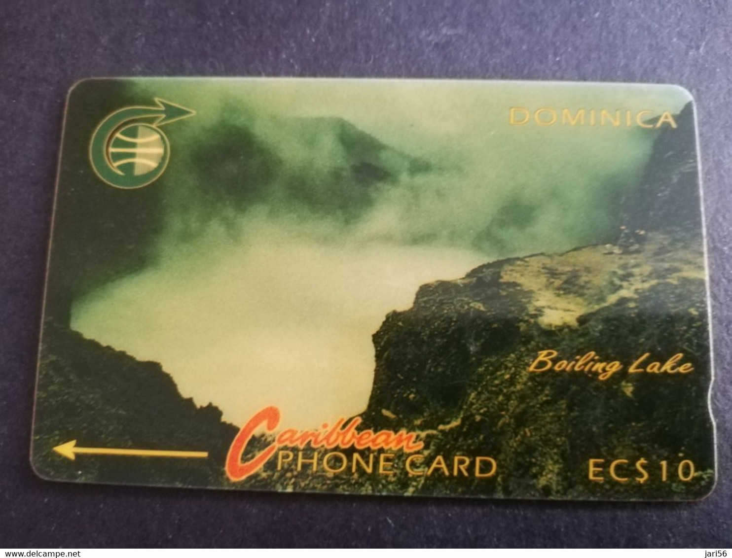 DOMINICA / $10,- GPT CARD  4CDMA  BOILING LAKE       Fine Used Card  ** 6289 ** - Dominica