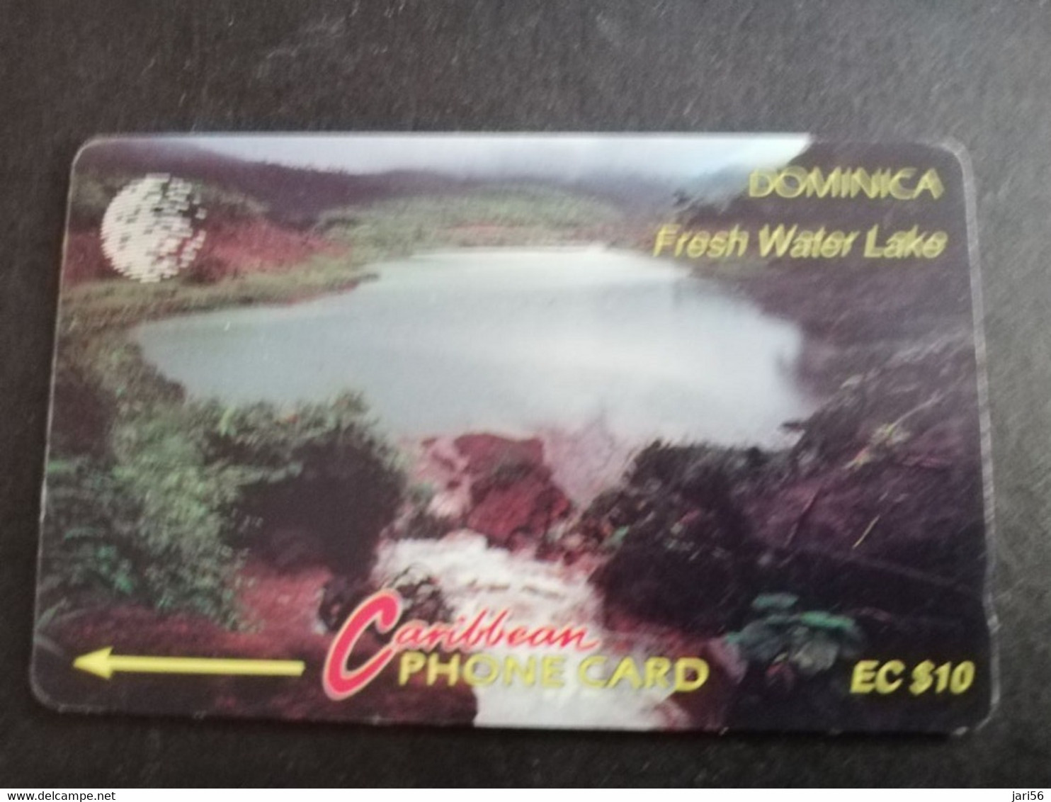 DOMINICA / $10,- GPT CARD  6CDMB  FRESCH WATER  LAKE       Fine Used Card  ** 6290 ** - Dominique