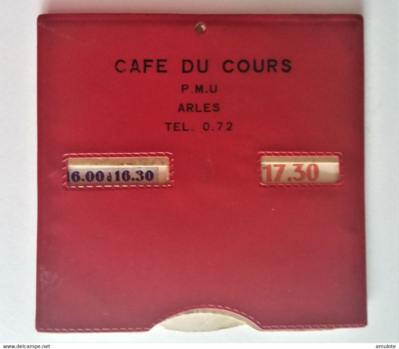 Disque De Contrôle De Stationnement - Café Du Cours - Arles 13200 - Autres & Non Classés