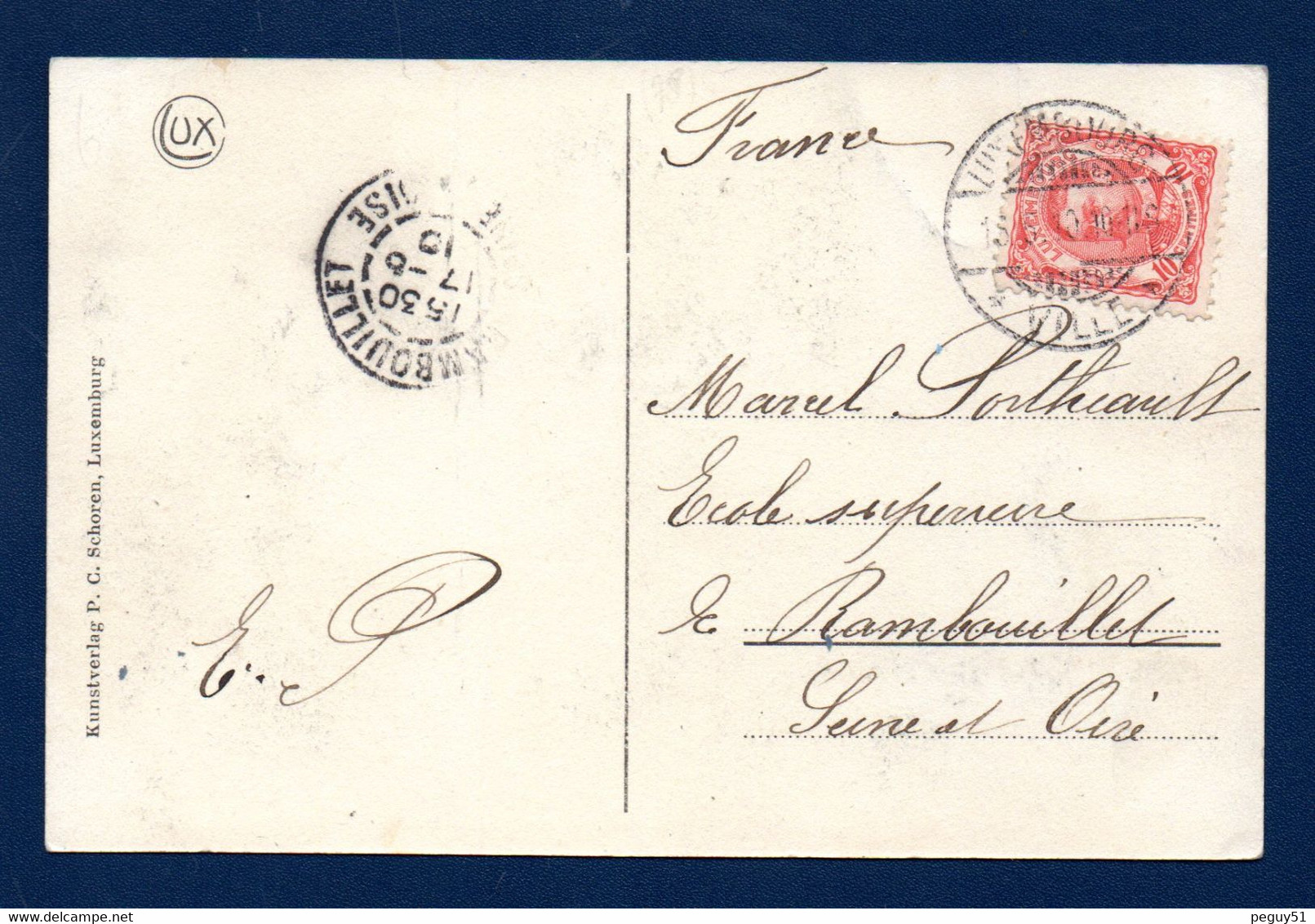 Luxembourg. Les Différents Grades De La Compagnie Des Volontaires. 1910 - Luxemburgo - Ciudad