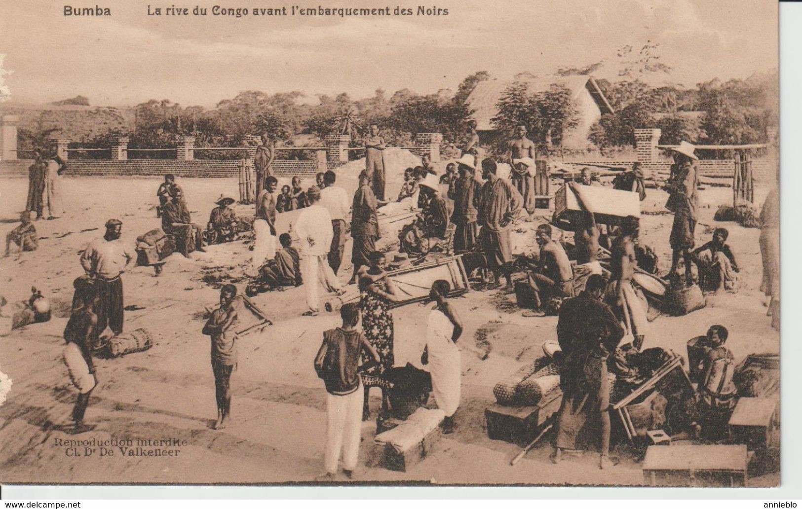 Congo Belge - La Rive Du Congo Avant L'embarquementdes Noirs - *703* - Belgian Congo