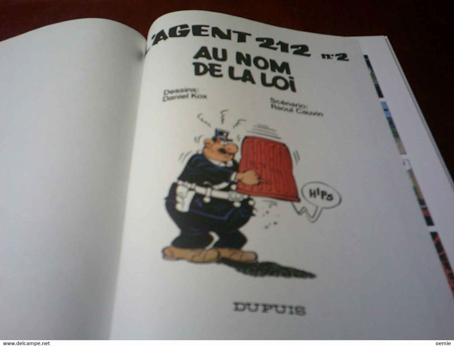 L'AGENT 212    N°  2   AU NOM DE LA LOI - Agent 212, L'