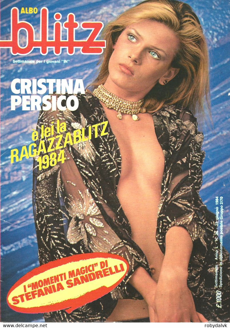 R1743 - ALBO BLITZ N. 26/1984 - CRISTINA PERSICO - Health & Beauty