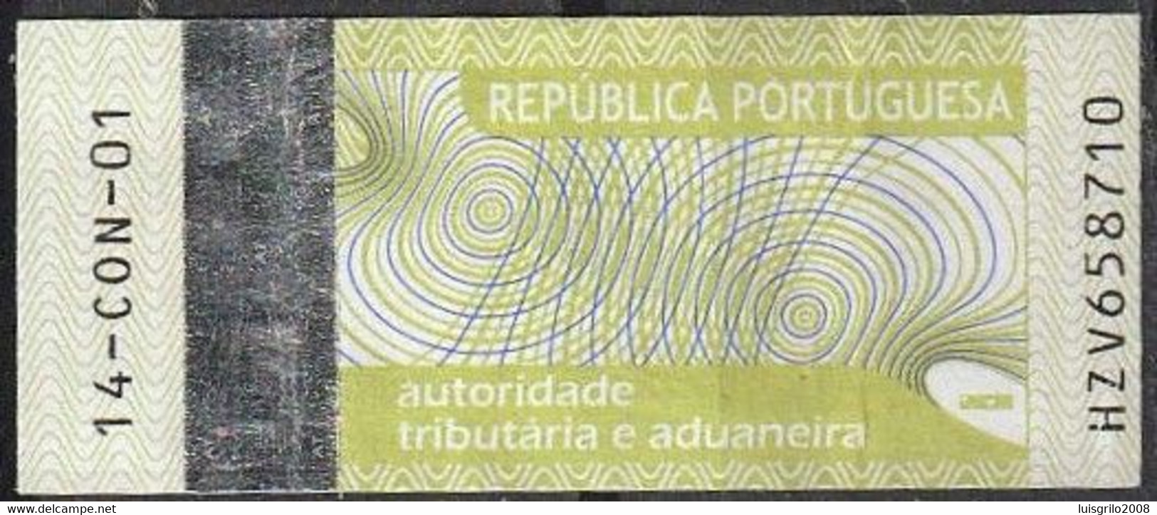 Fiscal/ Revenue, Portugal - Tabac/ Tobacco Tax, Imposto Sobre Tabaco - |- Continente, 2014 - Used Stamps