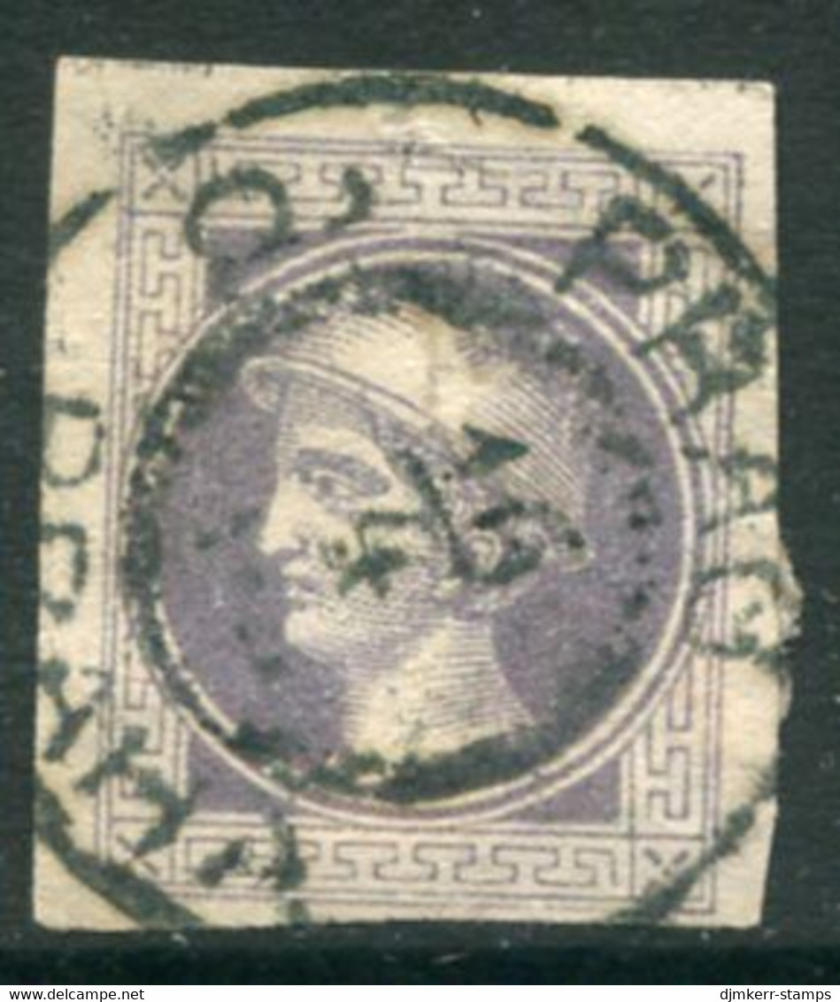 AUSTRIA 1867 Newspaper  (1 Kr)  Used With Prague   Postmark.  Michel 42 - ...-1918 Voorfilatelie