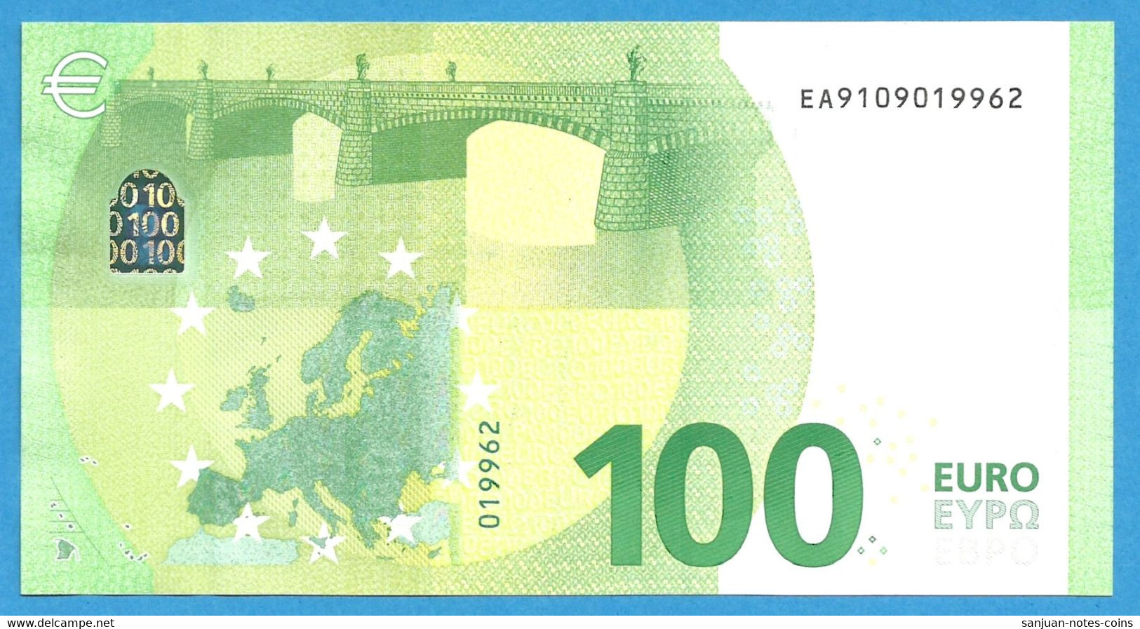 100 EURO FRANCE LAGARDE EA-E013 UNC-FDS (D094) - 100 Euro
