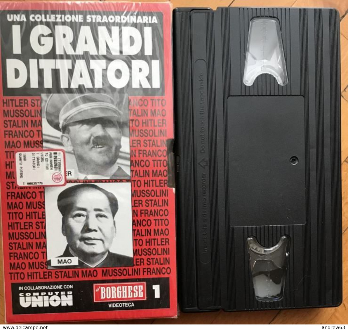 VHS - I Grandi Dittatori - Hitler - Mao - Borghese - Usato - Documentales