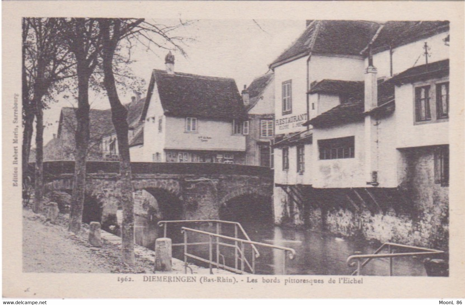 67 - DIEMERINGEN - BAS-RHIN - LES BORDS PITTORESQUES DE L'EICHEL - RESTAURANT - Diemeringen