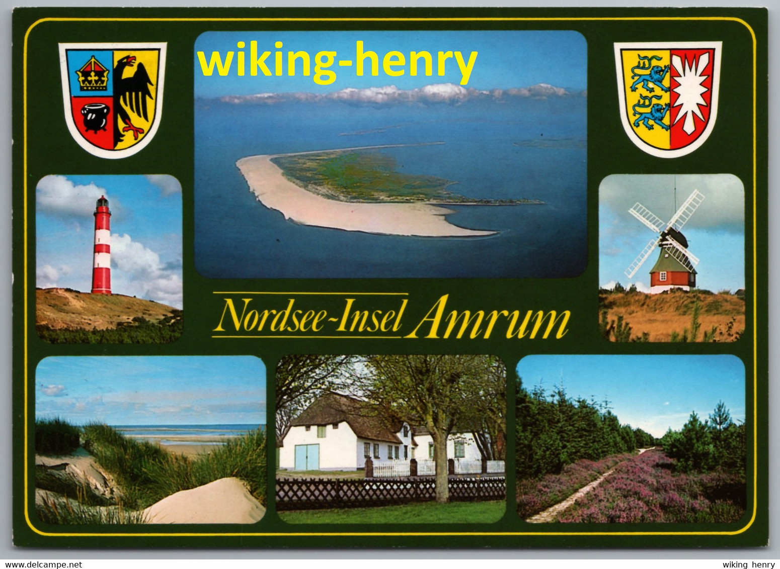 Amrum - Mehrbildkarte 5   Nordseeinsel - Nordfriesland