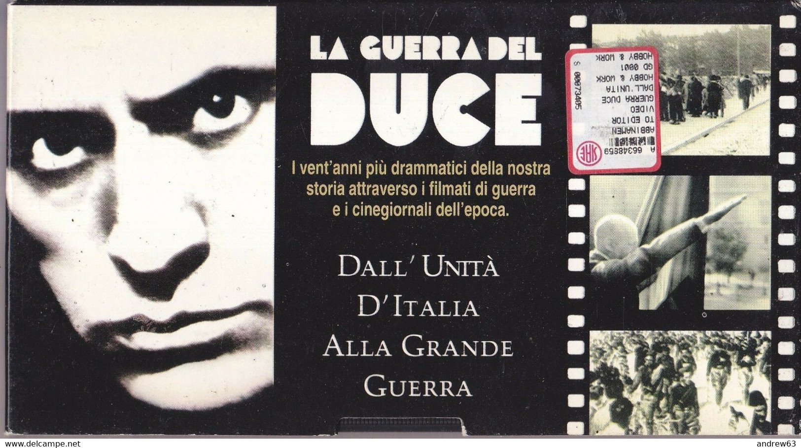 VHS - La Guerra Del Duce - Dall'Unità D'Italia Alla Grande Guerra - Hobby & Work - Usato - Dokumentarfilme