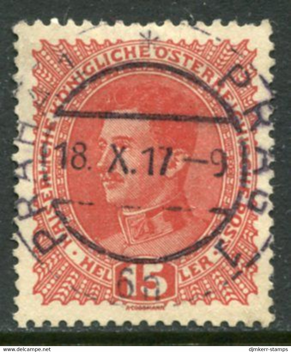 AUSTRIA 1917 Karl I 15 H Used  With Prague Postmark.  Michel 221 - ...-1918 Prefilatelia