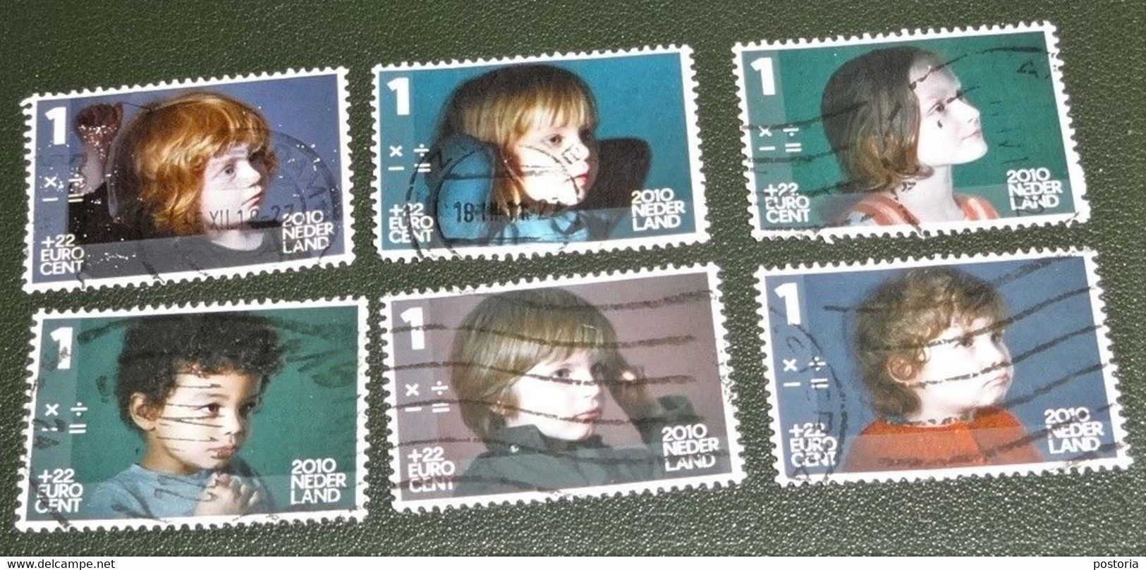 Nederland - NVPH - 2776a T/m F - 2010 - Uit Blok 2776 - Gebruikt - Cancelled - Kinderzegels - Used Stamps