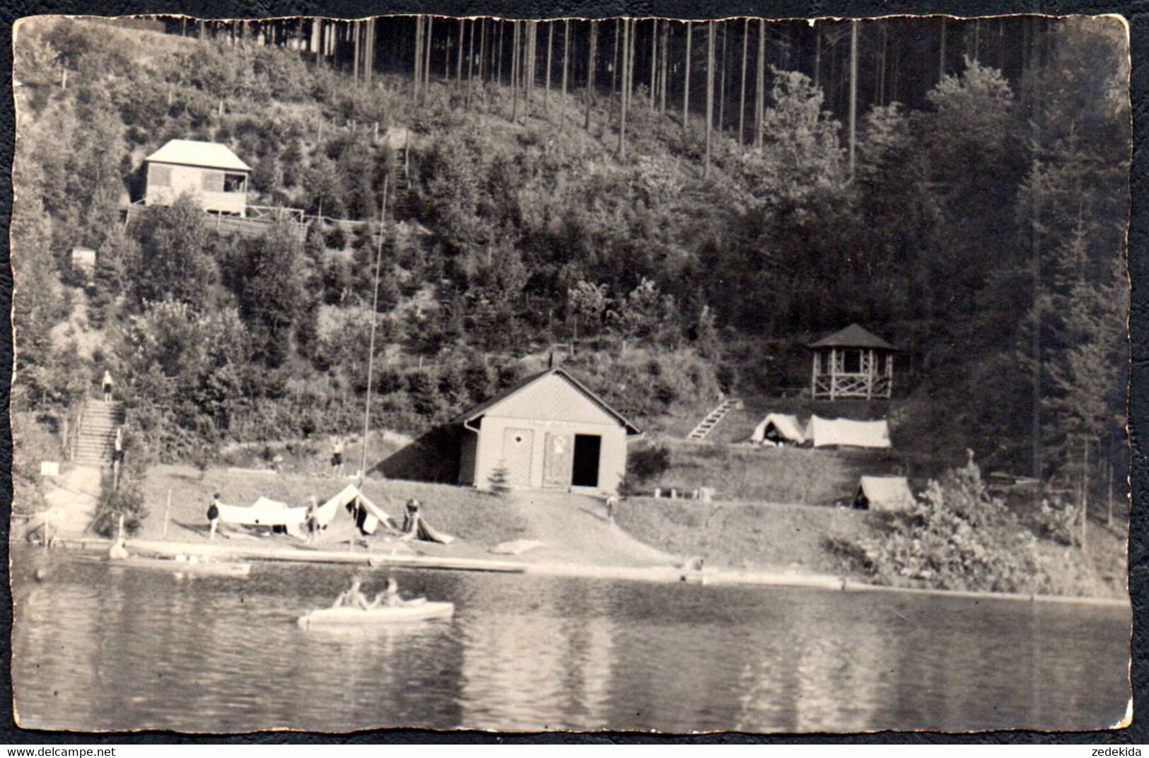 F4487 - Kriebstein Talsperre Bootshaus Sportverein Vorwärts Weinsdorf - Foto - Döbeln