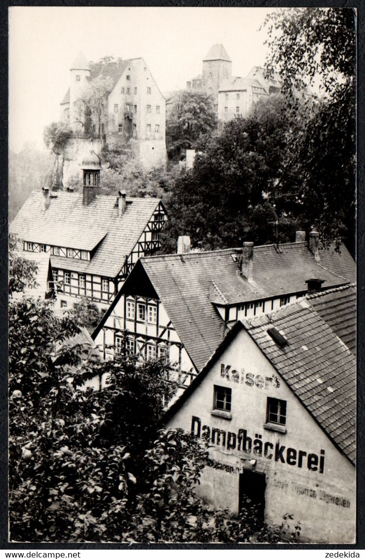 F4488 - Hohnstein Burg Bäckerei Fachwerk Fachwerkhaus - Foto - Hohnstein (Saechs. Schweiz)