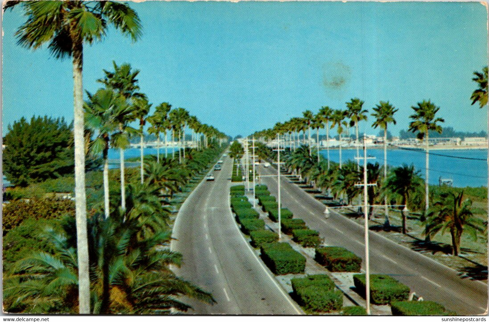 Florida Clearwater Beach Memorial Causeway Looking West - Clearwater