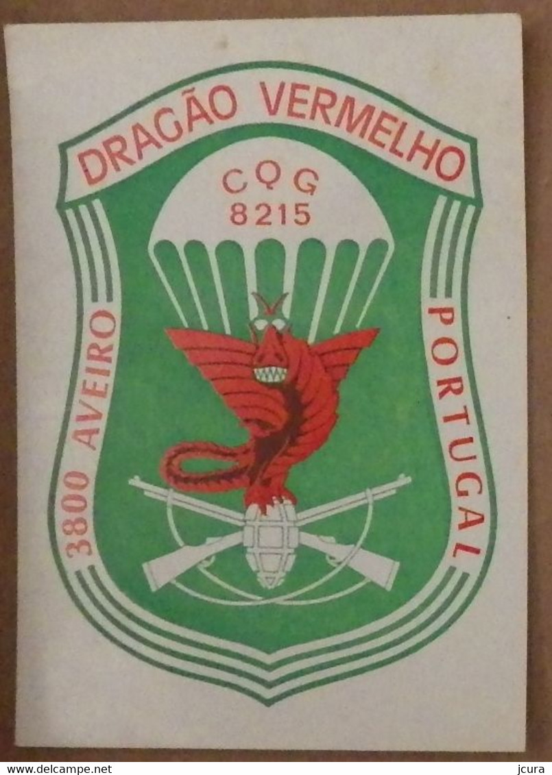 Portugal - QSL Dragão Vermelho CGQ 8215 - 3800 Aveiro - Paraquedistas - CB