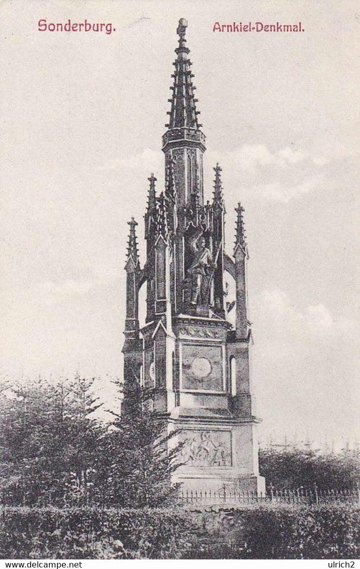 AK Sonderburg - Arnkiel-Denkmal - Ca. 1910 (58215) - Nordschleswig