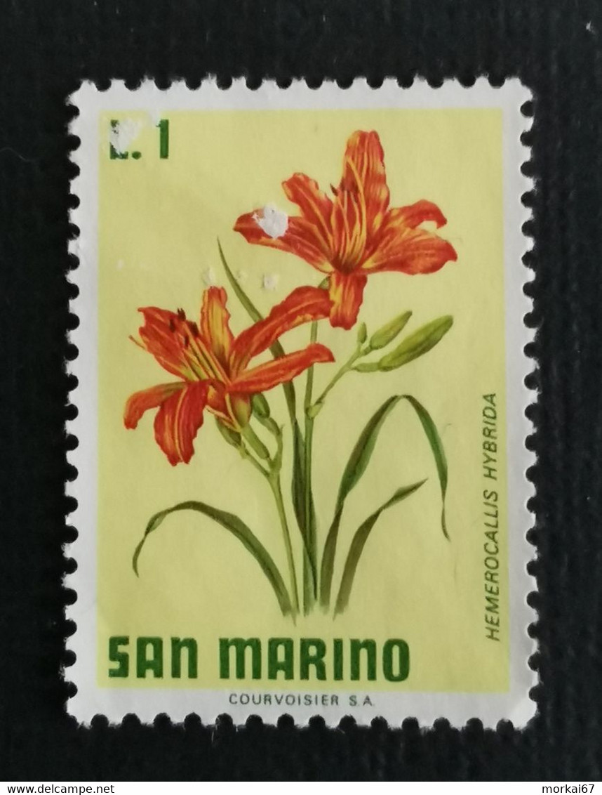 Timbre Oblitéré De Saint Marin "San Marino" - Verzamelingen & Reeksen