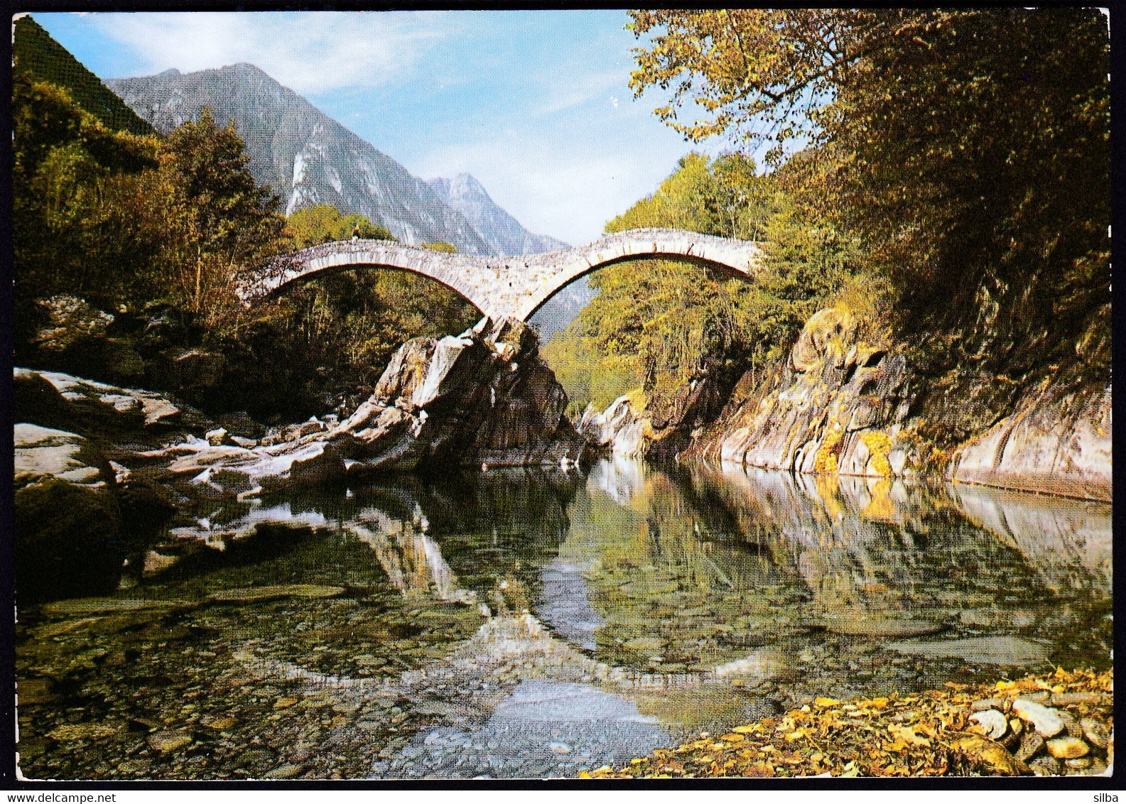 Switzerland 1980 / Lavertezzo - Ponte Dei Salti - Stone Bridge - Lavertezzo 