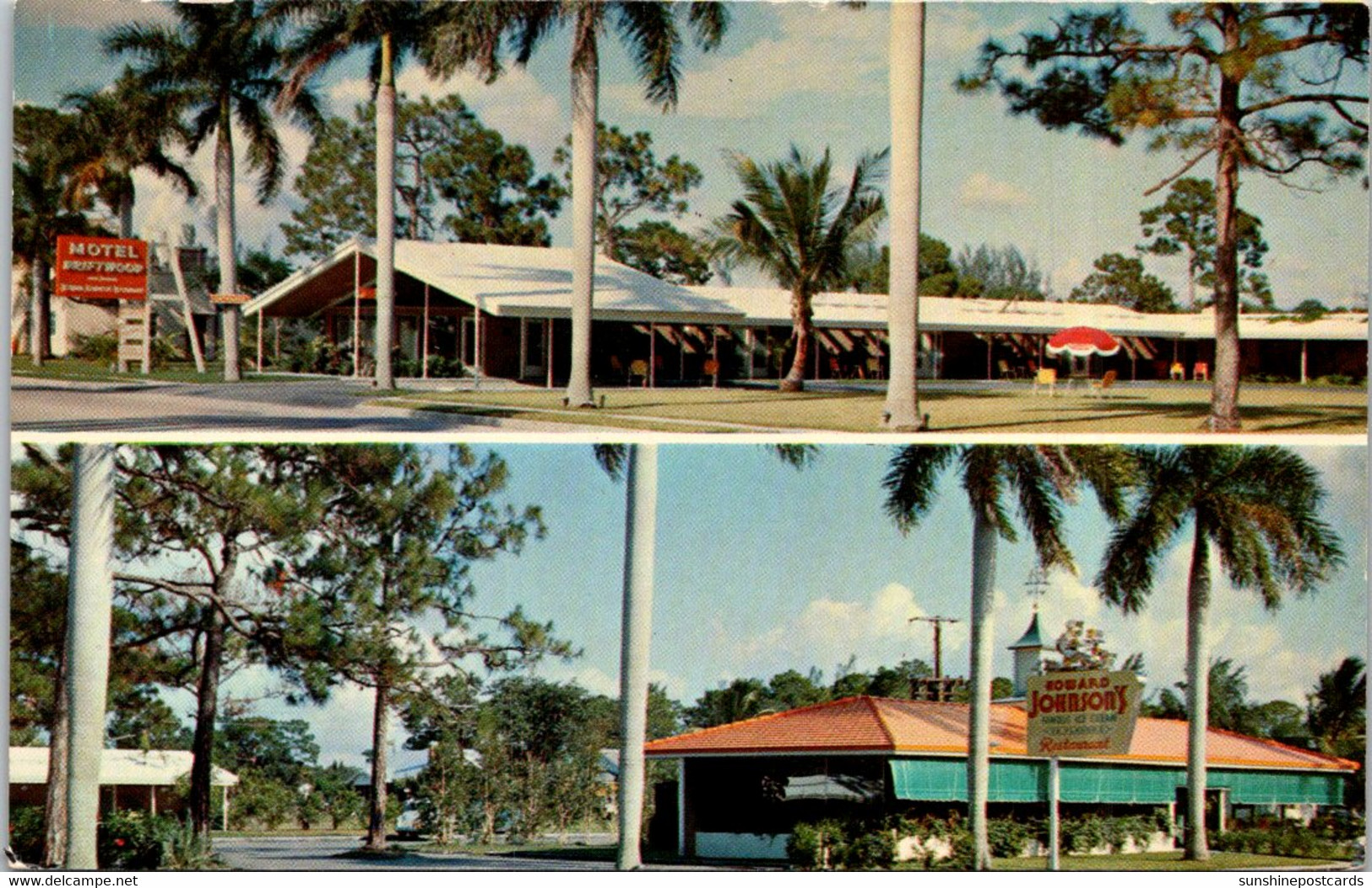 Florida Fort Myers Motel Driftwood And Howard Johnson's Restaurant - Fort Myers