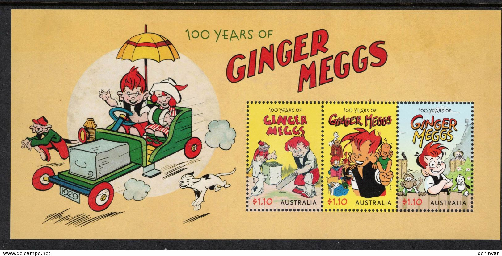 AUSTRALIA. 2021 GINGER MEGGS MINISHEET MNH - Neufs