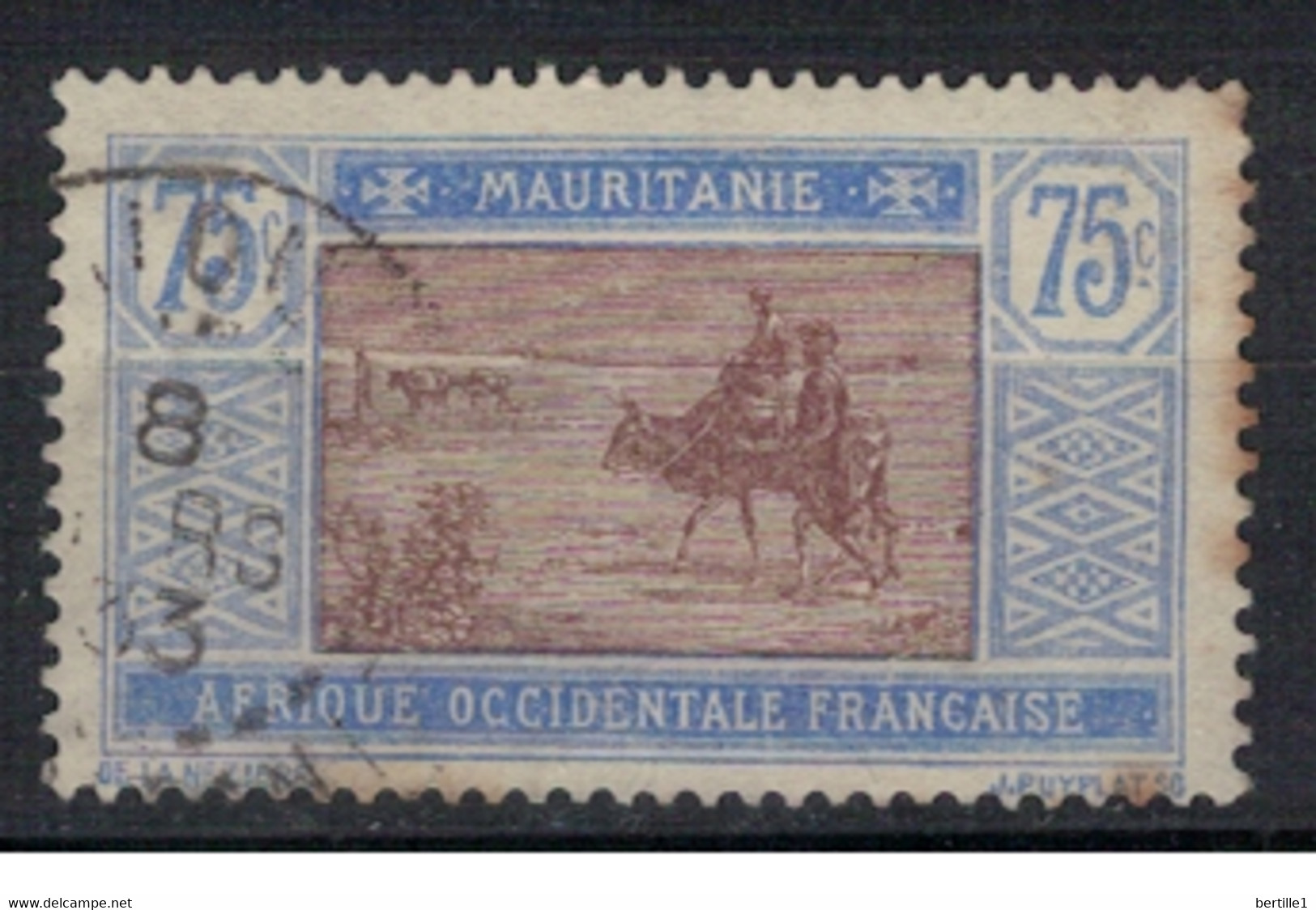 MAURITANIE            N°  YVERT  30 ( 1 ) OBLITERE       ( Ob 9 / 49 ) - Used Stamps