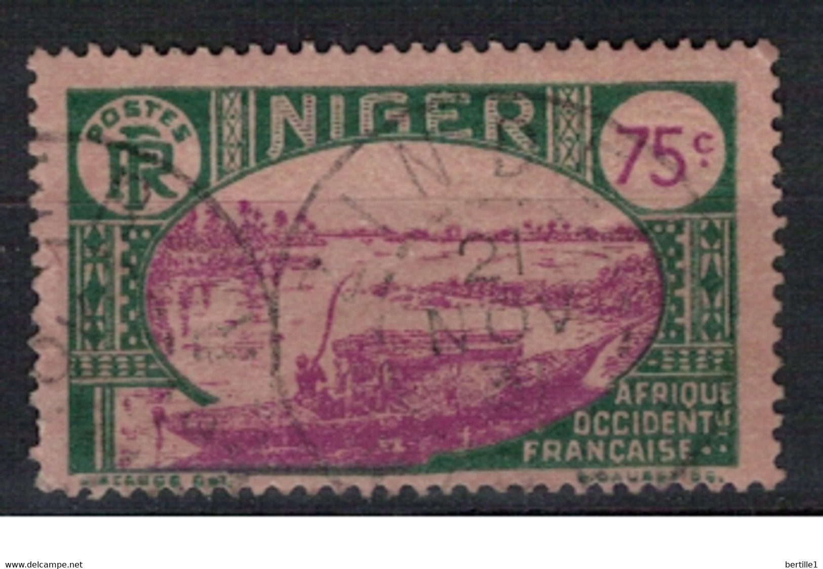 NIGER            N°  YVERT  43 ( 1 )  OBLITERE       ( Ob 9 / 49 ) - Used Stamps