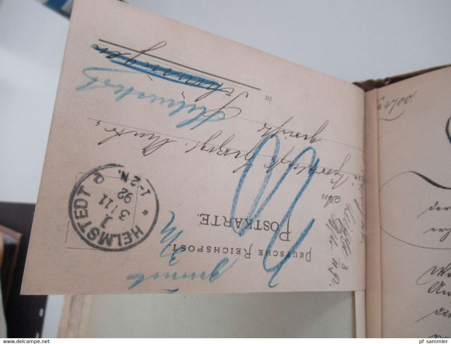 AD Braunschweig Akten betreffend Porto Verhältnisse 1869 - 1899 Herzogliche Kreisdirektion Helmstedt Dokumente ab 1803