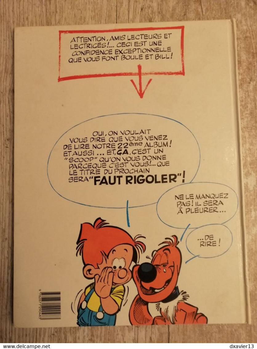 Bande Dessinée - Boule Et Bill 22 - V'Là Boulle Et Bill (1988) - Boule Et Bill