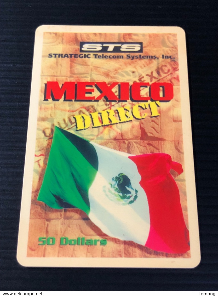 USA UNITED STATES America STS Collection Prepaid Telecard Phonecard, MEXICO DIRECT $50 Card, Set Of 1 Card - Verzamelingen