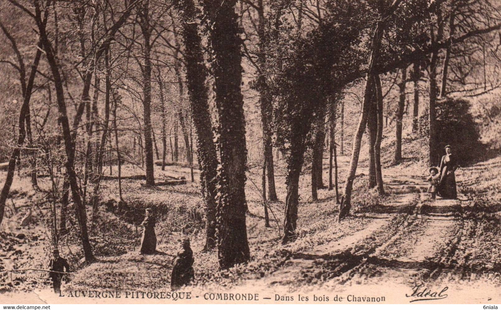7184 Carte COMBRONDE Dans Les Bois De Chavanon    (scan Recto-verso) 63 Puy De Dôme - Combronde