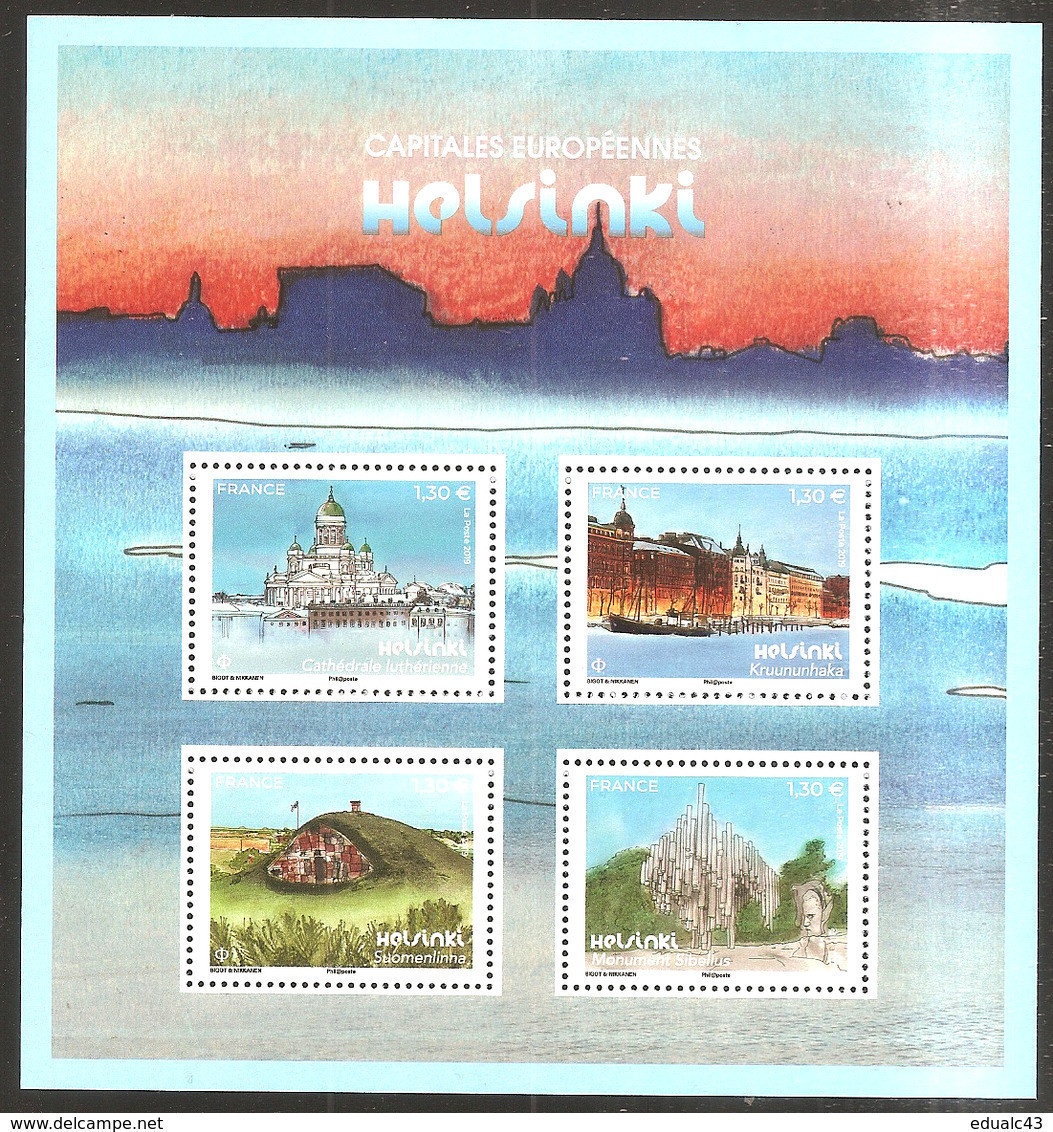 2019 - Bloc Feuillet F 5307 HELSINKI  Capitale Européenne  NEUF** LUXE MNH - Neufs