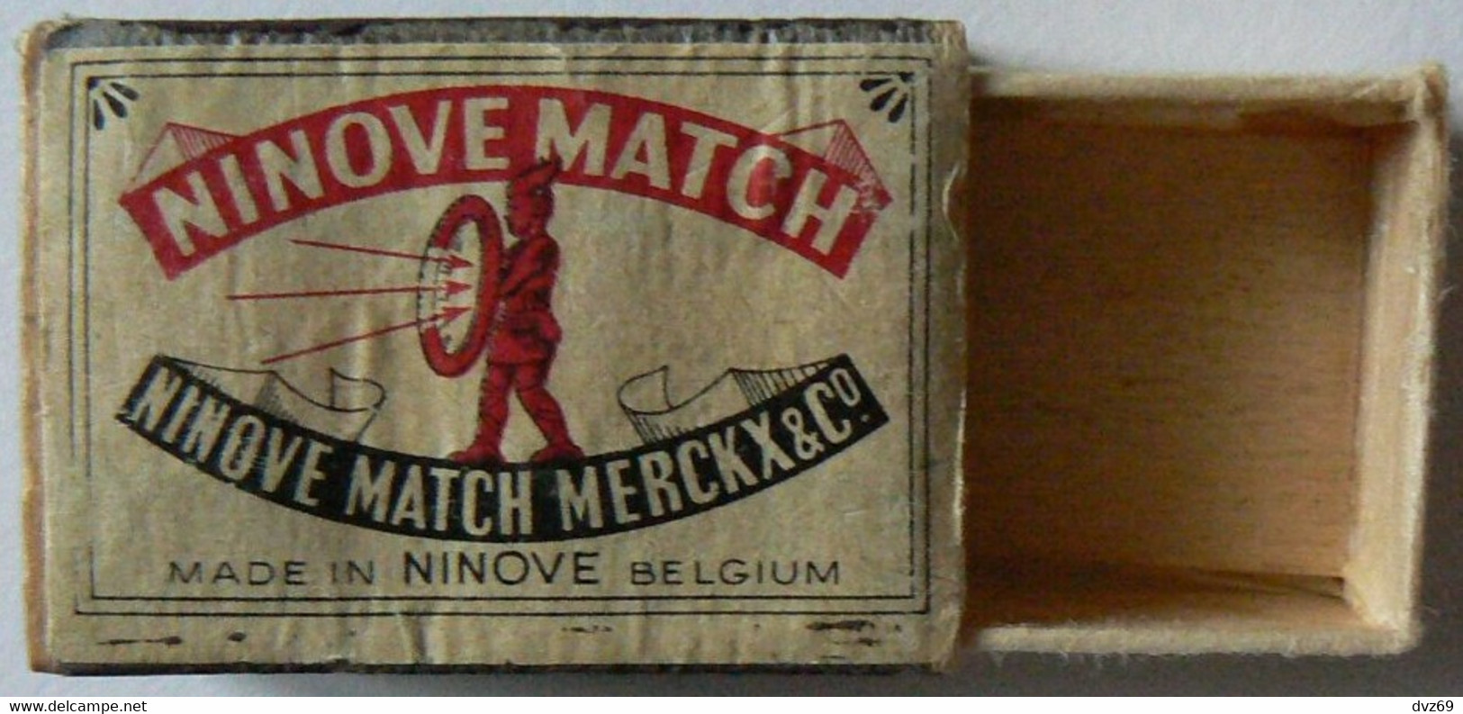 NINOVE MATCH, Boîte D'allumettes Vide Ancienne En Bois, TB. - Boites D'allumettes