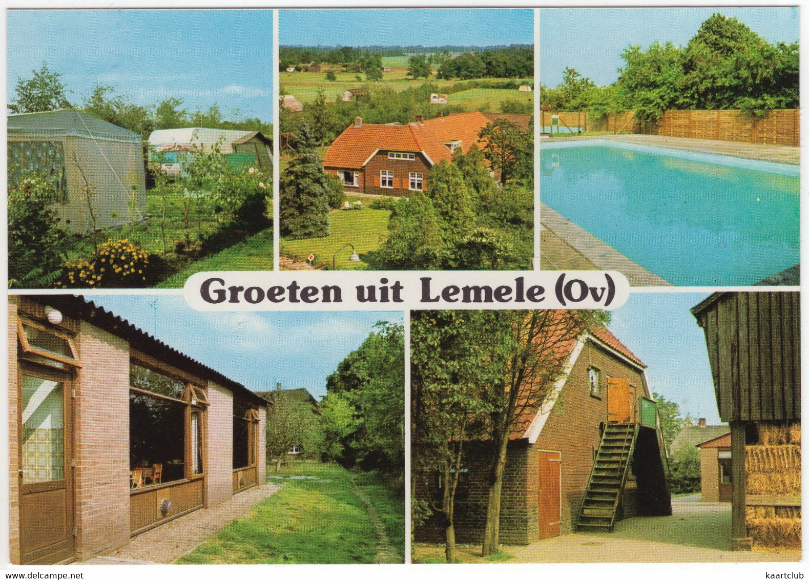 Lemele (Ov.) - Kampeerboerderij - Camping 'Erve Aaftink' - (Nederland/Holland)  - O.a. Caravan, Tenten, Zwembad - Ommen