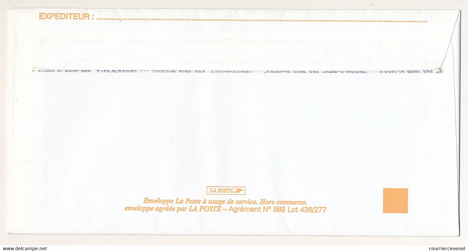 PAP De Service Hors Commerce - CERES Noir - Neuf - Avec Carte "La Poste" à L'intérieur - PAP:  Varia (1995-...)