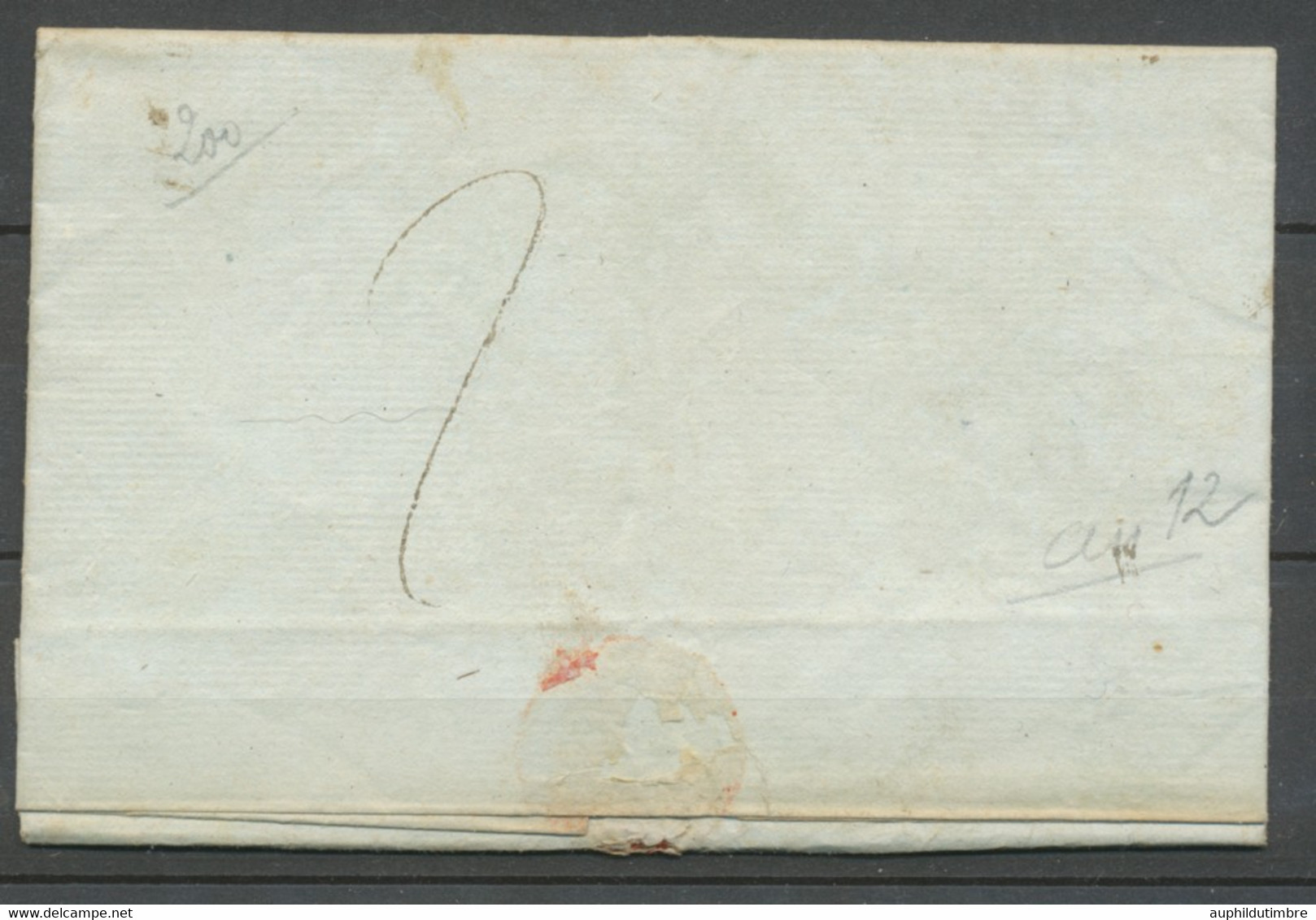 AN 12 Lettre Marque P71P LE MANS SARTHE(71) H2609 - 1801-1848: Précurseurs XIX