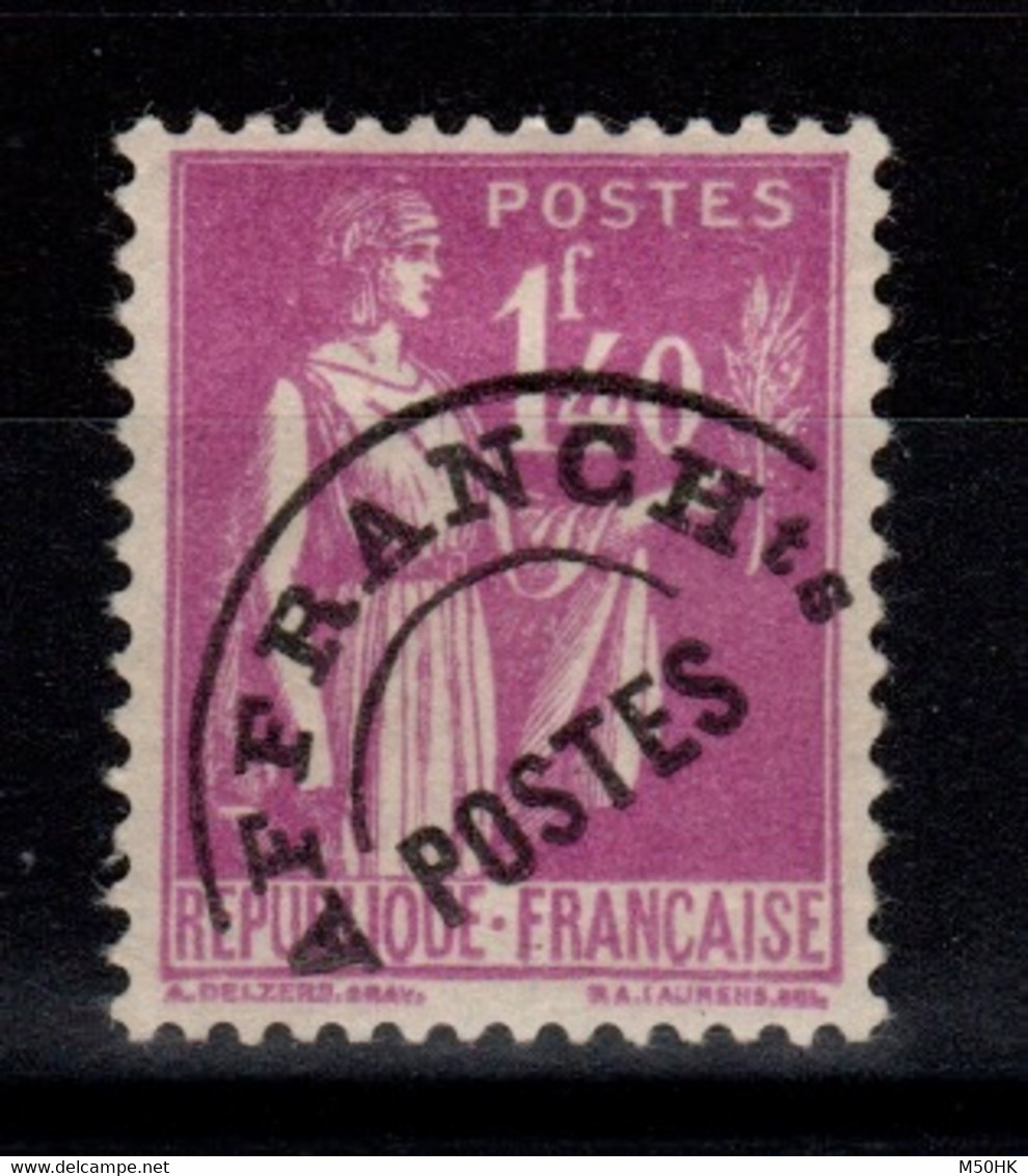 Preoblitere Paix YV 77 N* Cote 10 Euros - 1893-1947