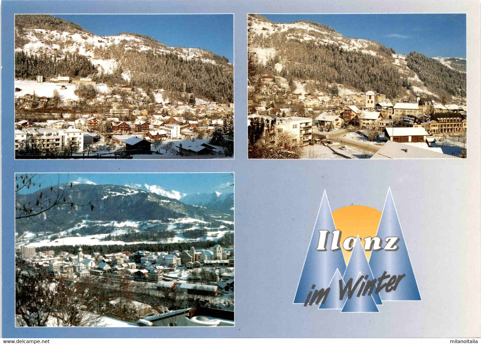 Ilanz Im Winter - 3 Bilder (22637) - Ilanz/Glion