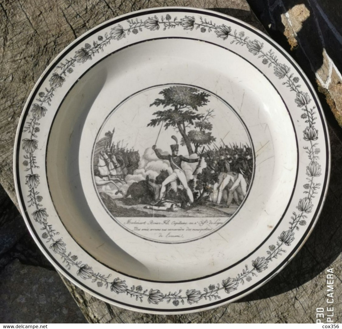 Grand Plat  P & H CHOISY . François Jérôme Léonard MONTMART De BOISSE  Époque EMPIRE - Choisy Le Roi (FRA)