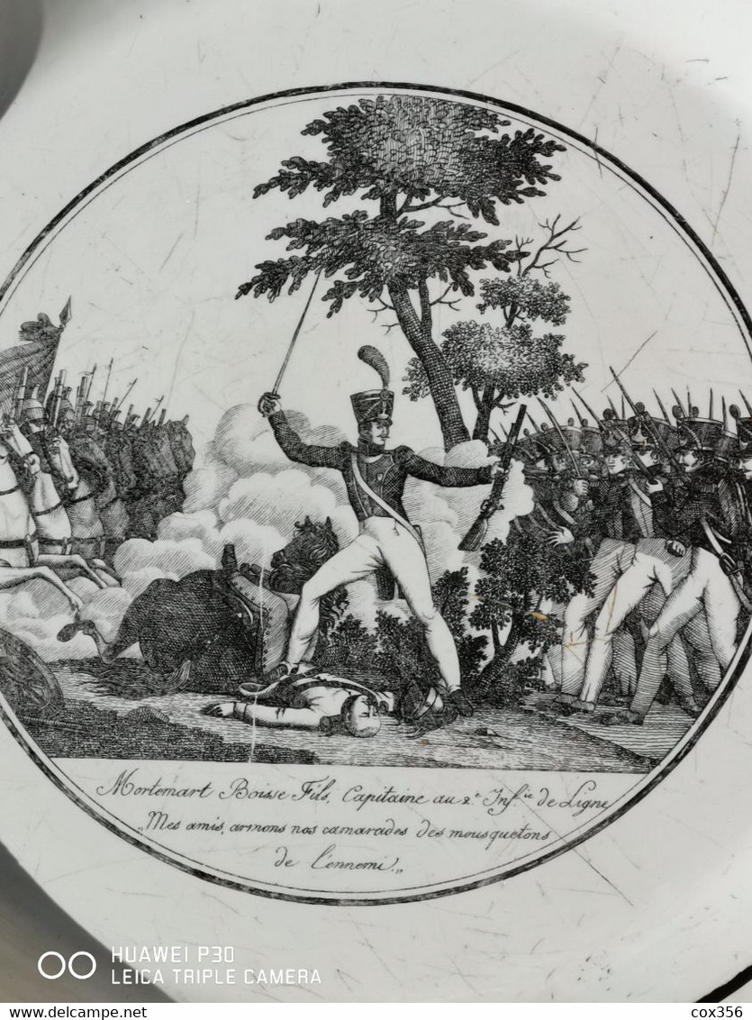 Grand Plat  P & H CHOISY . François Jérôme Léonard MONTMART De BOISSE  Époque EMPIRE - Choisy Le Roi (FRA)