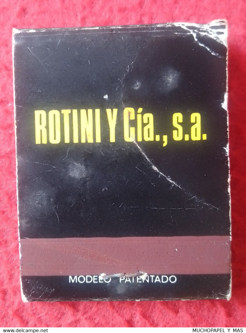 CAJA DE CERILLAS FÓSFOROS MATCHBOX BOÎTE D'ALLUMETTES KLG BATERÍAS ? ROTINI Y CÍA, S.A. BATTERY ? BATTERIE ? BATTERIES ? - Boites D'allumettes