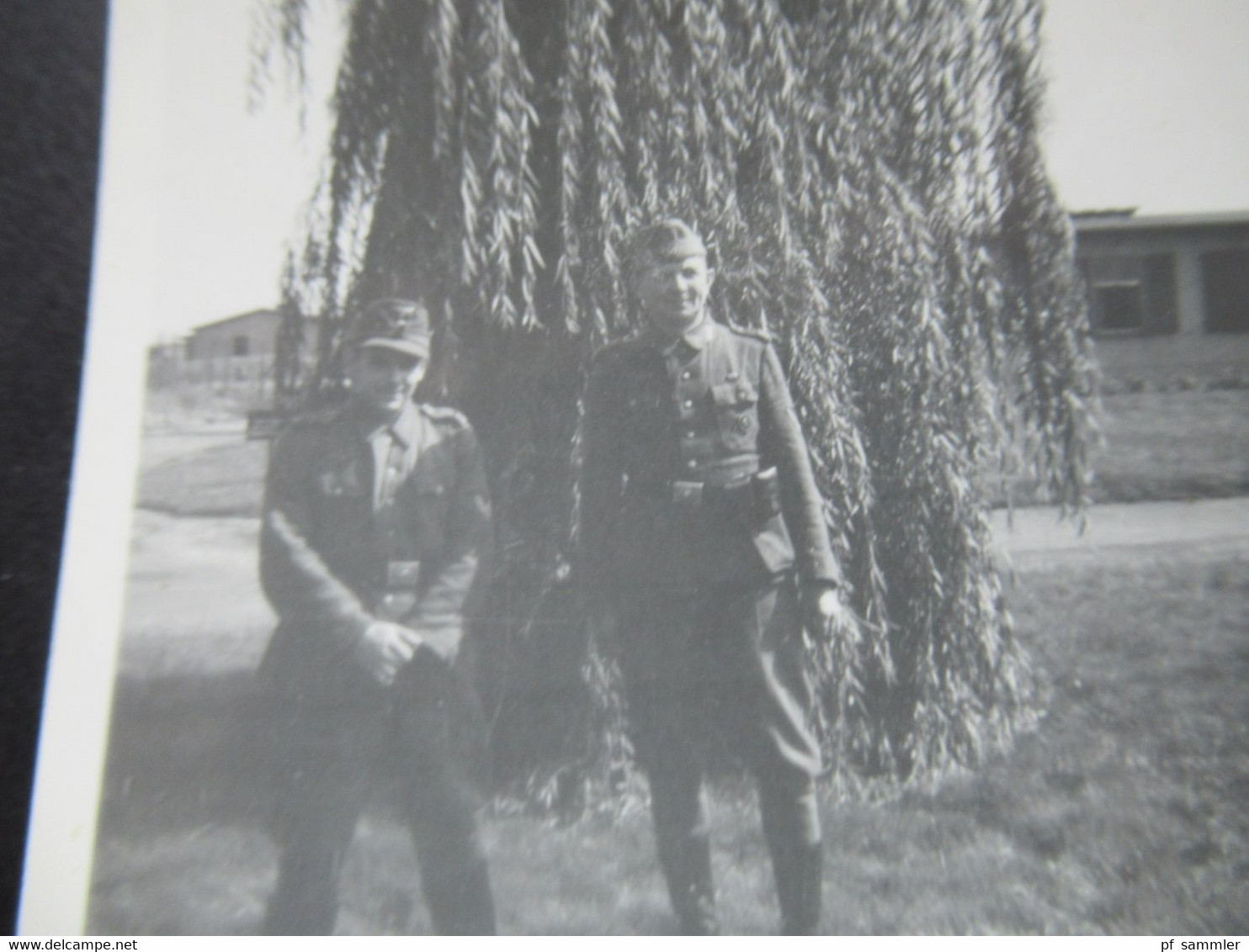 Echtfoto 2.WK Soldaten Der Wehrmacht In Uniform - War, Military