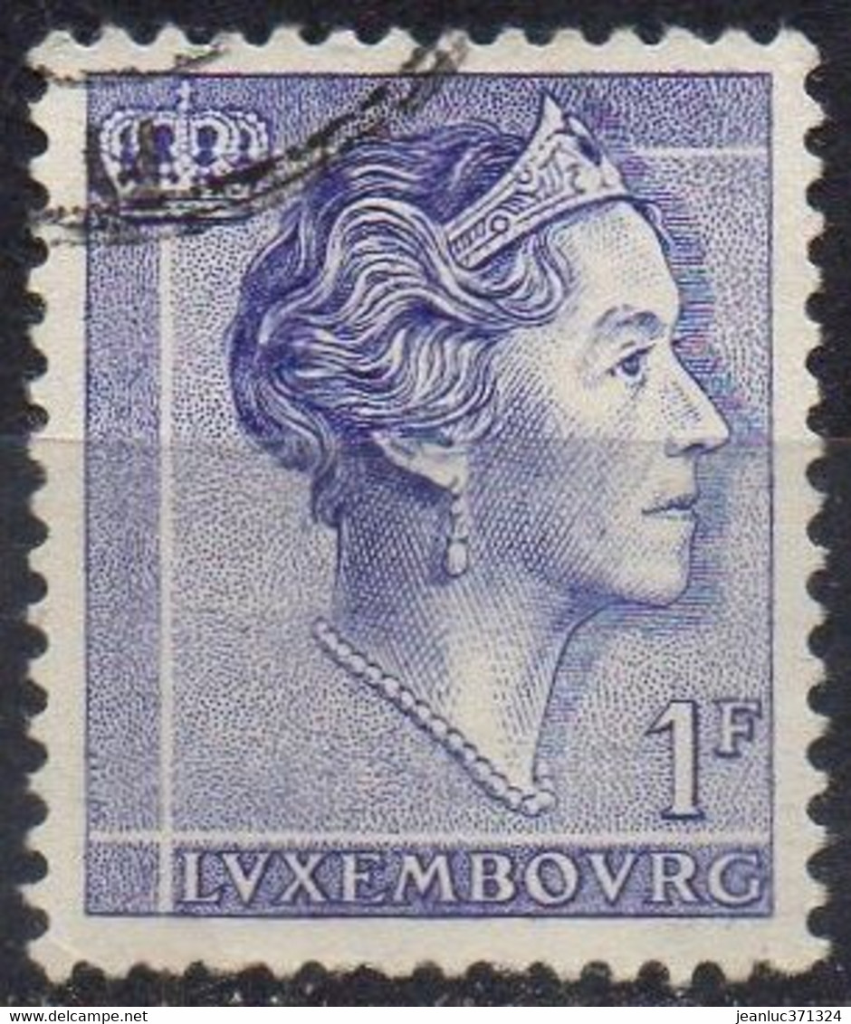 LUXEMBOURG N° 583 O Y&T 1960-1964 Grande Duchesse Charlotte - 1960 Charlotte, Tipo Diadema